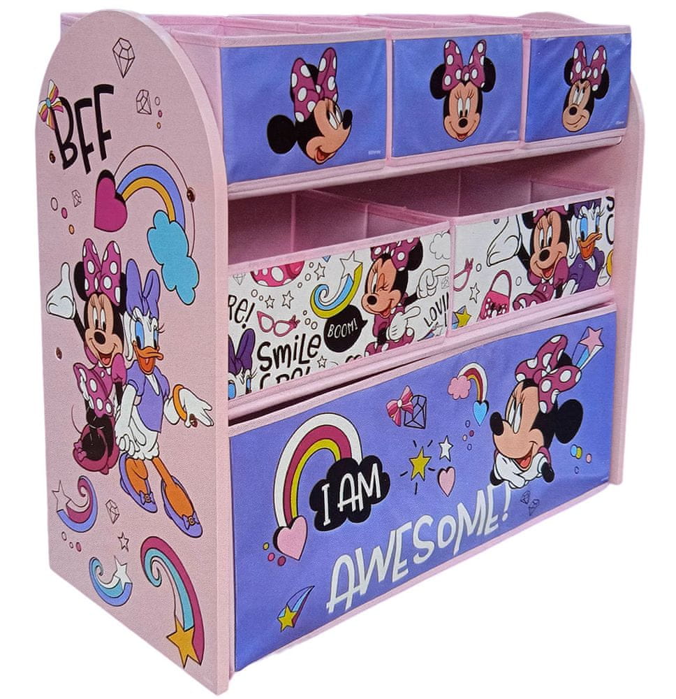 Disney Drevený organizér na hračky - Minnie Mouse